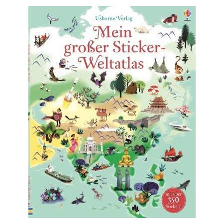 Mein großer Sticker - Atlas