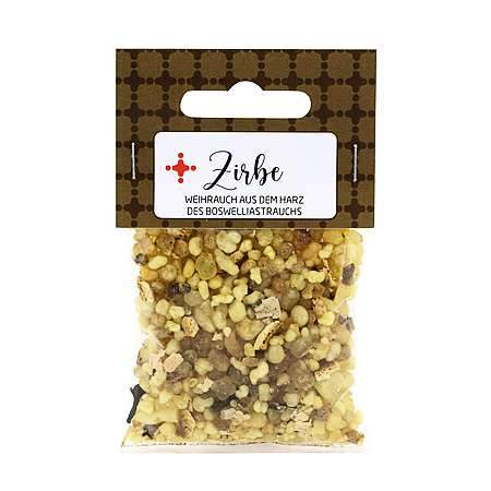 Weihrauchmischung 25g im Cello, Zirbe