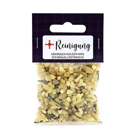 Weihrauchmischung 25g im Cello, Reinigung