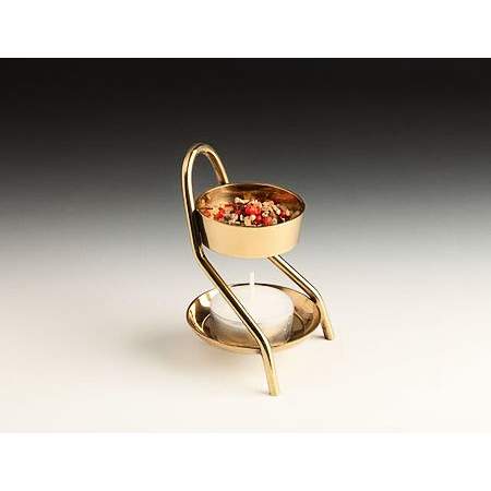 Weihrauch Brenner in Gold