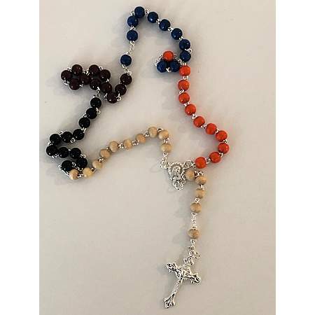missio-Rosenkranz fünffarbig