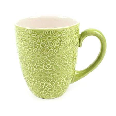 Kaffeetasse Blumenwiese - Grün