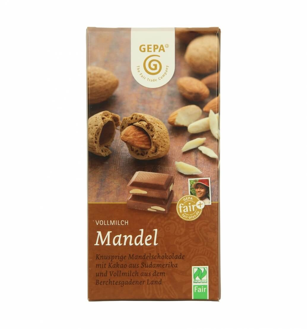 Bio Mandel Schokolade