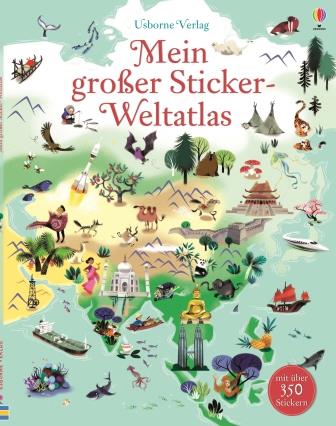 Mein großer Sticker - Atlas