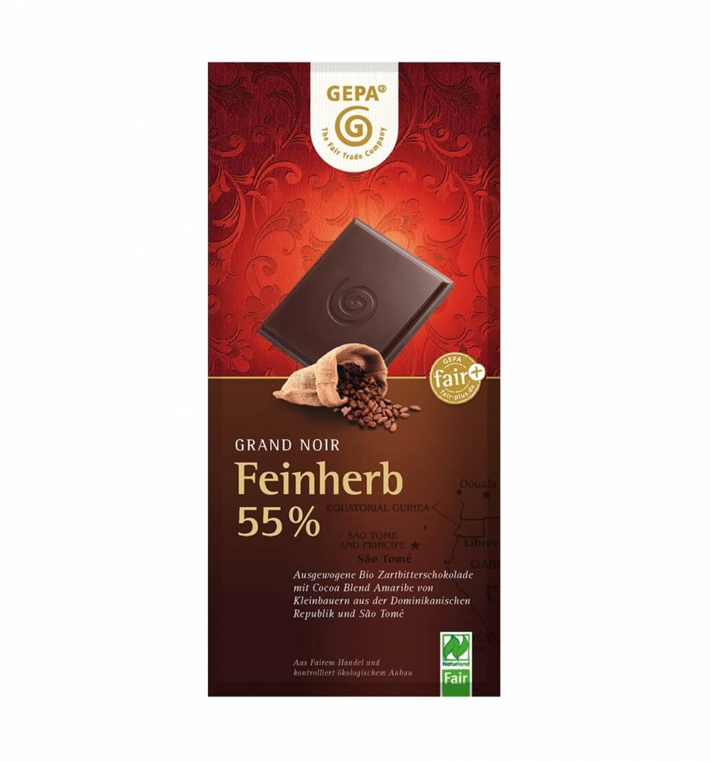 Bio Feinherb Schokolade 55%