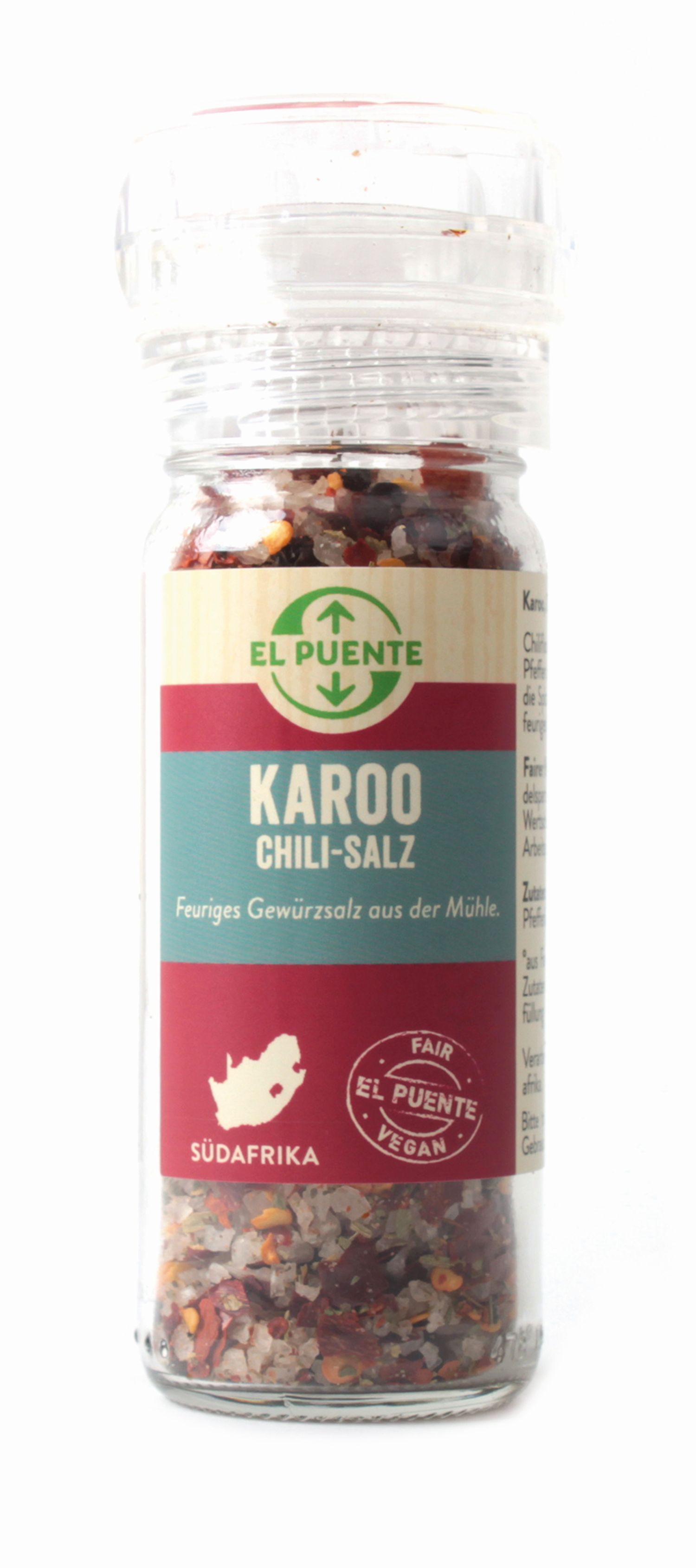 Karoo - Chilisalz in der Mühle