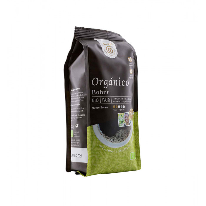 Bio Café Orgánico, Fair Trade, ganze Bohne