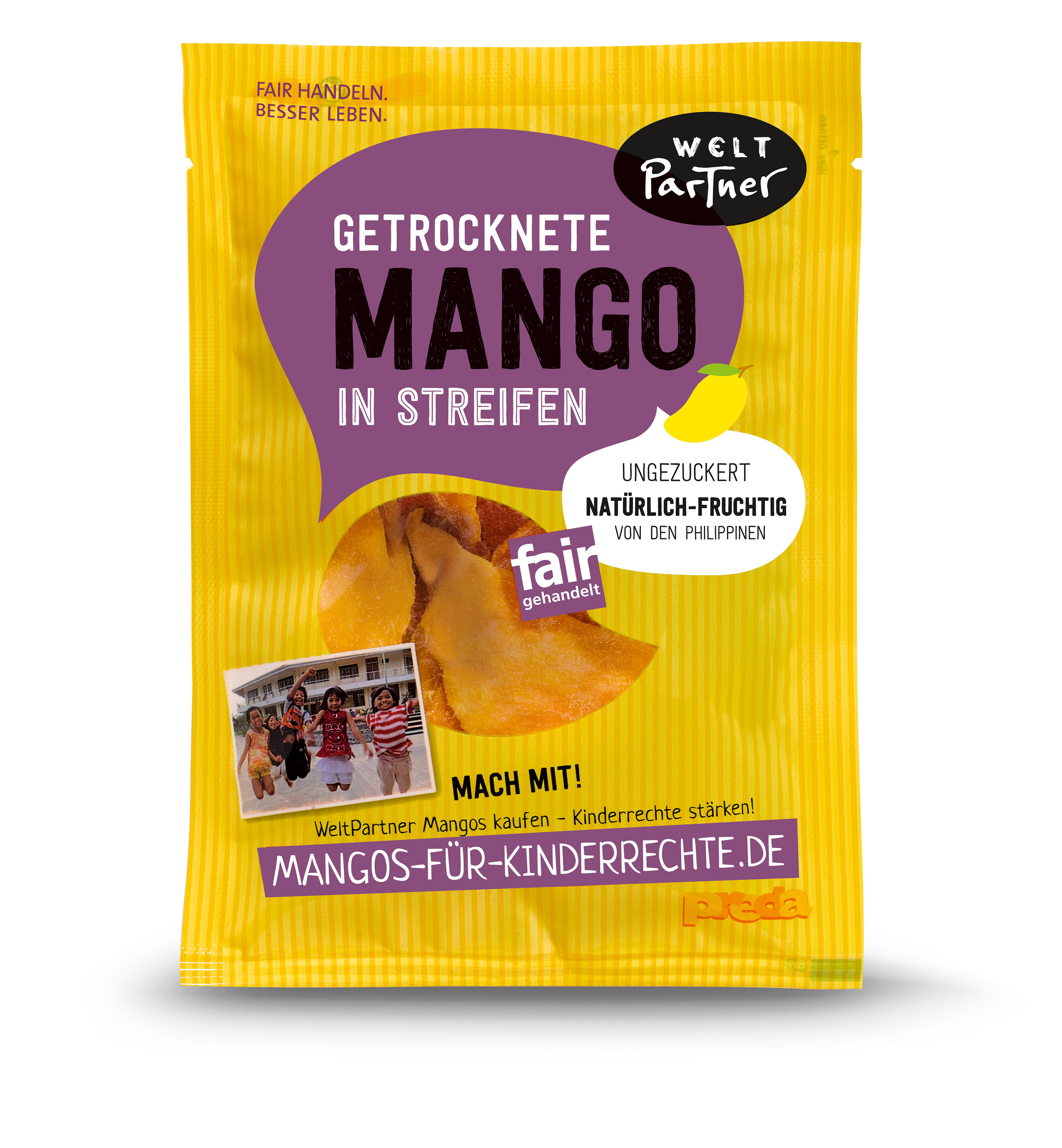Getrocknete Mangos, ungezuckert
