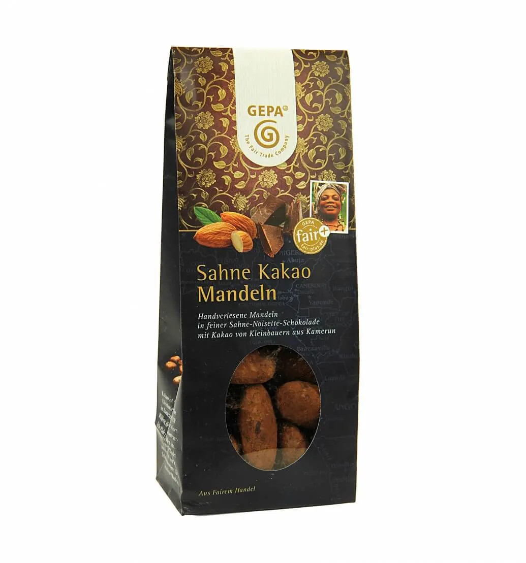 Sahne Kakao Mandeln