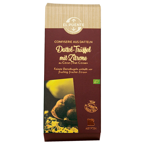 Ägyptische Dattel-Trüffel mit Zitrone