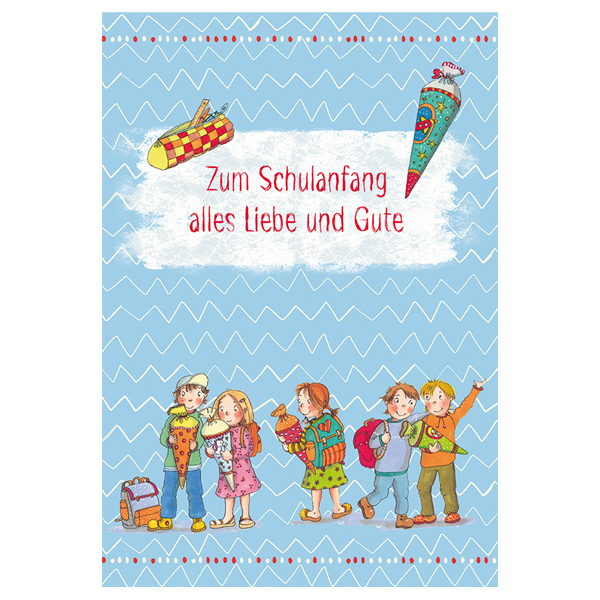 Karte zum Schulanfang