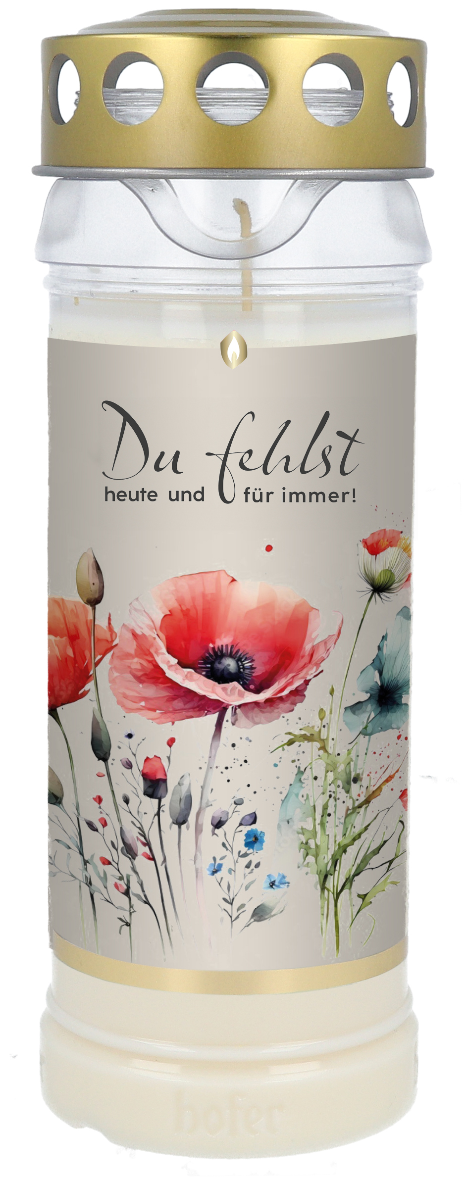 7-Tage Grablicht "Du fehlst"