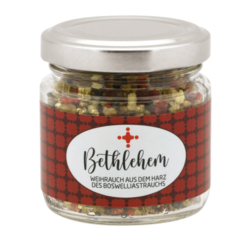 Weihrauchmischung 60g im Glas, Betlehem