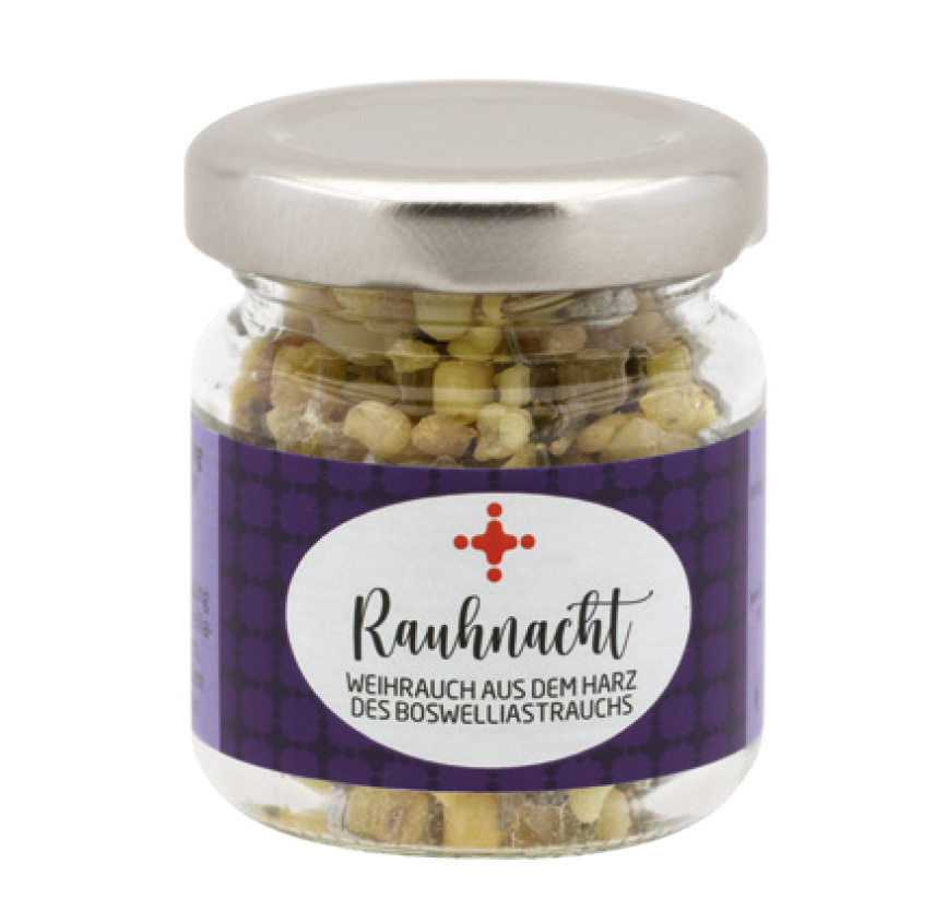 Weihrauchmischung 30g im Glas, Rauhnacht