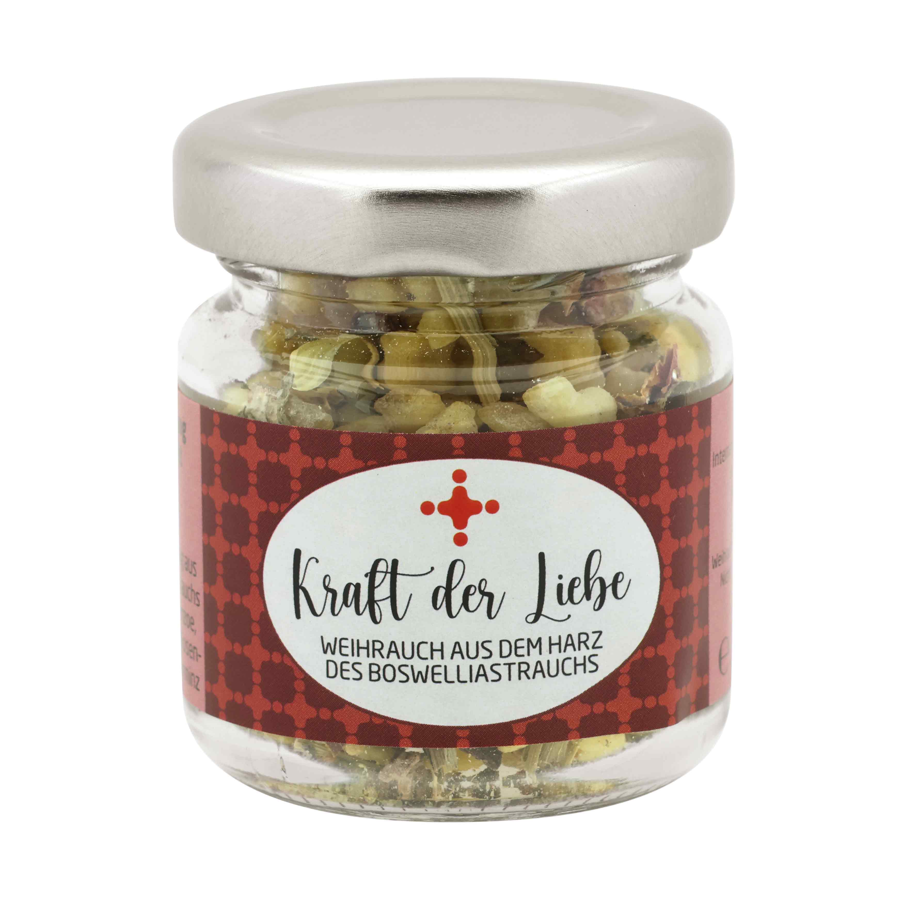 Weihrauchmischung 30g im Glas, Kraft der Liebe