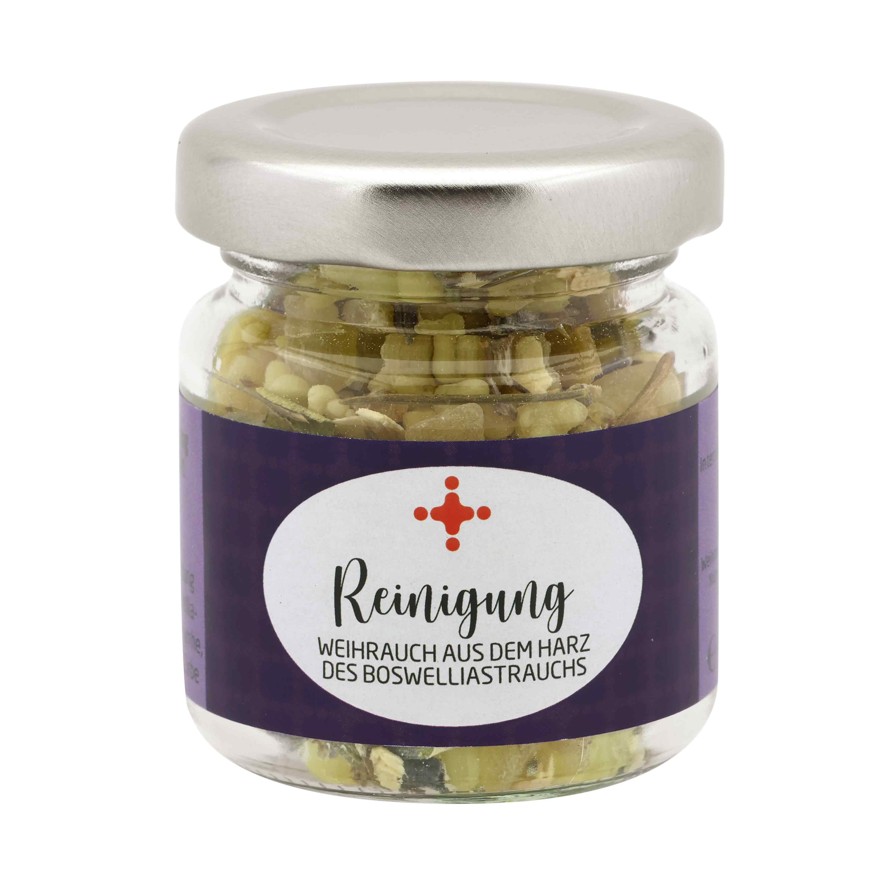 Weihrauchmischung 30g im Glas, Reinigung