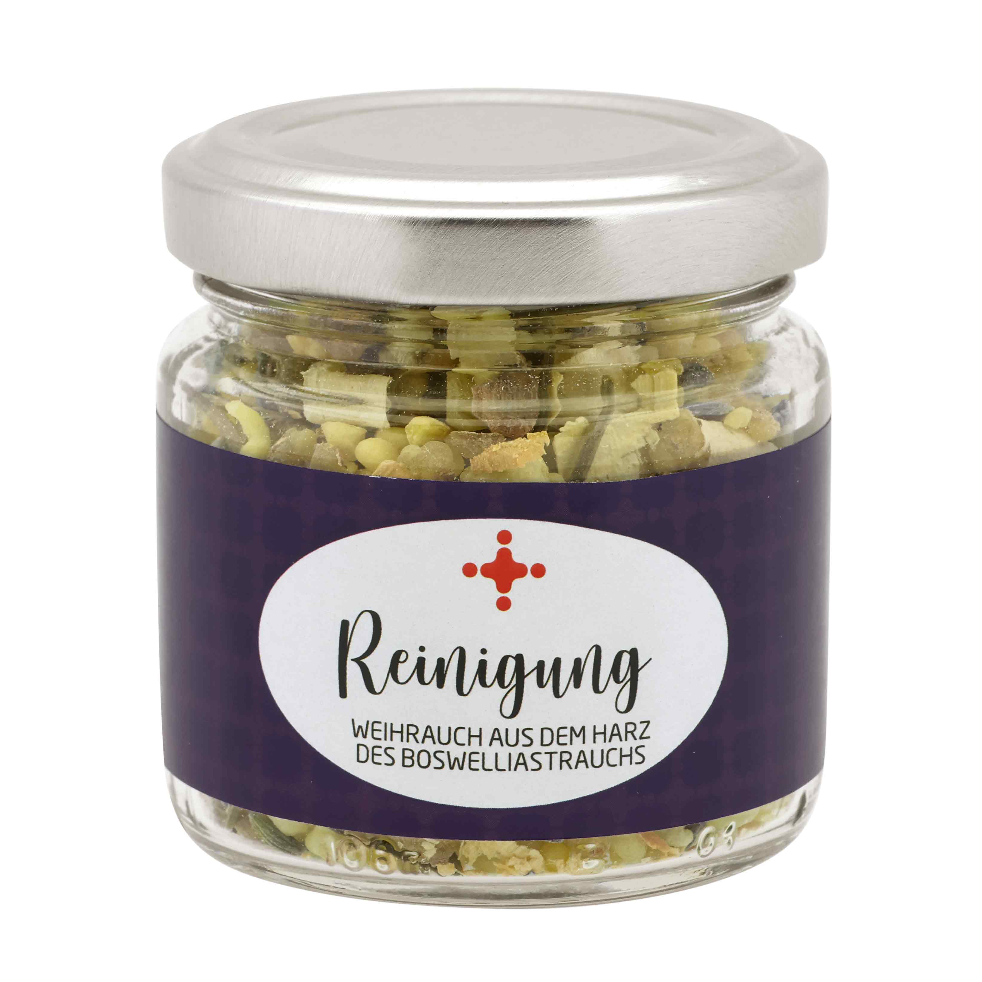 Weihrauchmischung 60g im Glas, Reinigung
