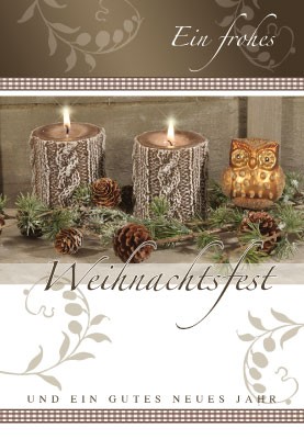 Weihnachtskarte - ein frohes Weihnachtsfest