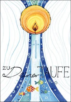Karte zur Taufe - Zu deiner Taufe