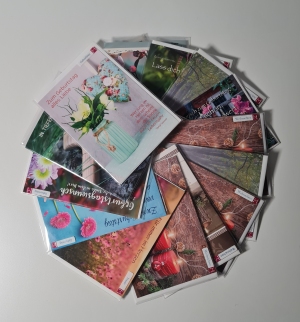 Diverse Klappkarten - Trauer
